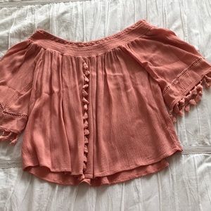 Off the shoulder Francesca’s top